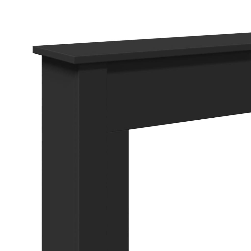 Krbová Obestavba Černá 75 X 20 X 87,5 Cm Kompozitní Dřevo