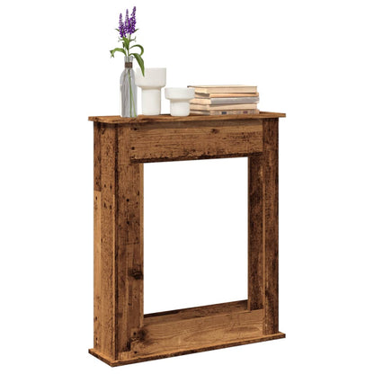 Krbová Obestavba Černá 75 X 20 X 87,5 Cm Kompozitní Dřevo