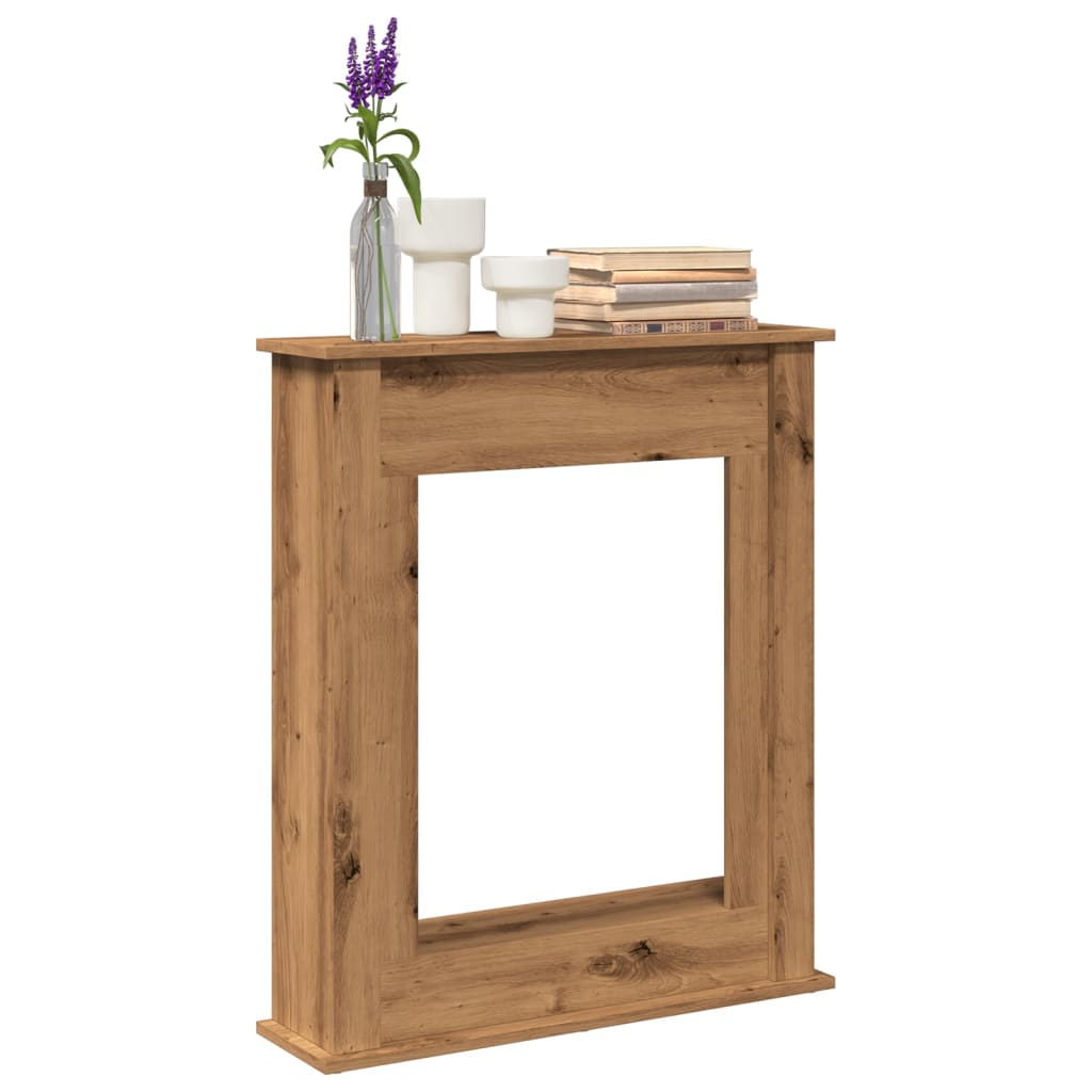 Krbová Obestavba Černá 75 X 20 X 87,5 Cm Kompozitní Dřevo