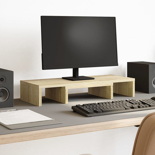 Stojan Na Monitor 60 X 24 X 10,5 Cm Kompozitní Dřevo