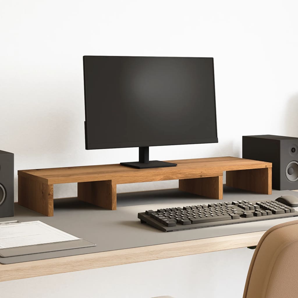 Stojan Na Monitor 60 X 24 X 10,5 Cm Kompozitní Dřevo
