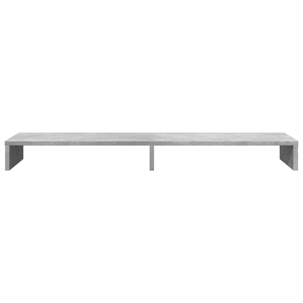Stojan Na Monitor Betonově Šedý 100X27X10 Cm Kompozitní Dřevo