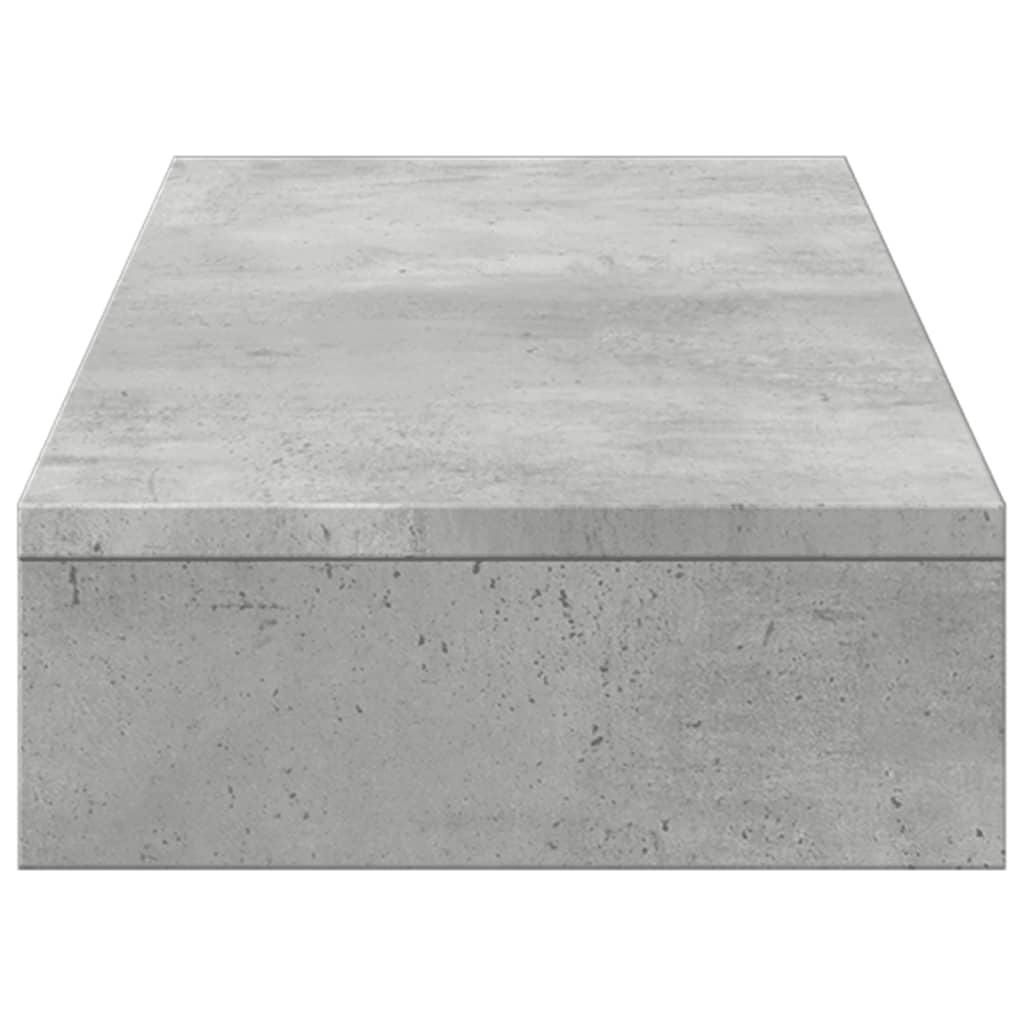 Stojan Na Monitor Betonově Šedý 100X27X10 Cm Kompozitní Dřevo