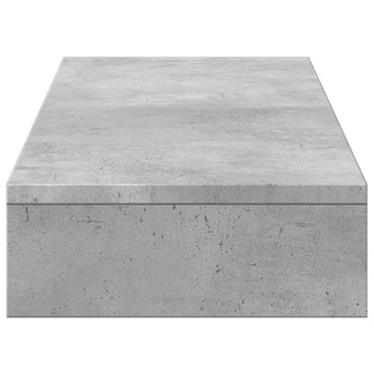 Stojan Na Monitor Betonově Šedý 100X27X10 Cm Kompozitní Dřevo