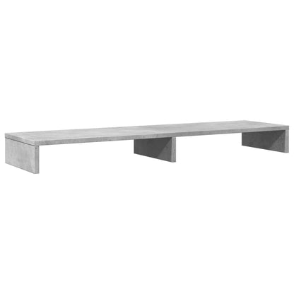 Stojan Na Monitor Betonově Šedý 100X27X10 Cm Kompozitní Dřevo