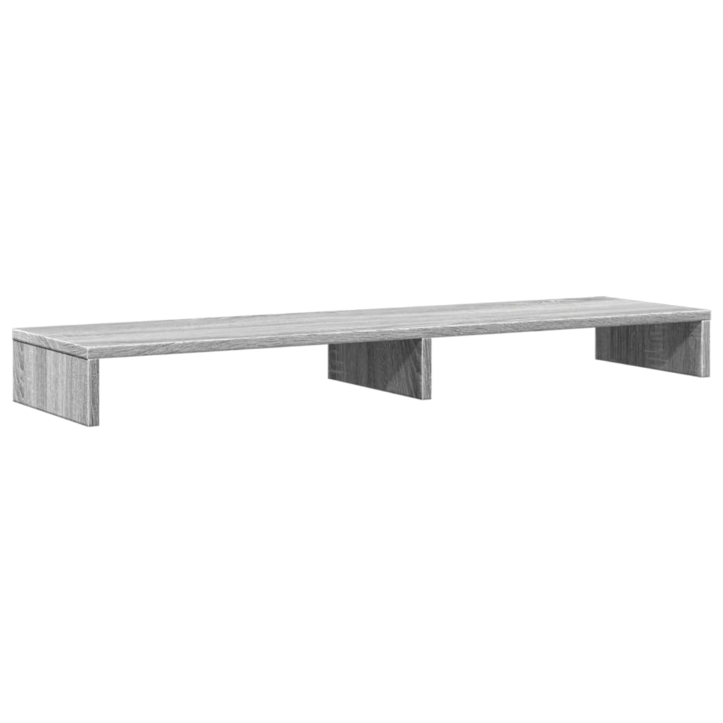Stojan Na Monitor Šedý Sonoma 100 X 27 X 10 Cm Kompozitní Dřevo