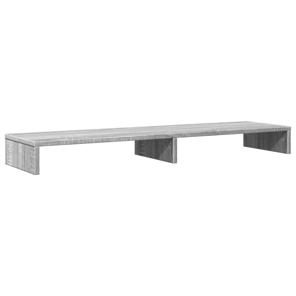 Stojan Na Monitor Šedý Sonoma 100 X 27 X 10 Cm Kompozitní Dřevo