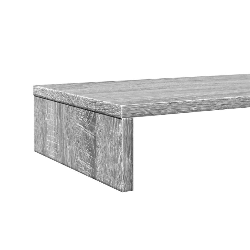 Stojan Na Monitor Šedý Sonoma 100 X 27 X 10 Cm Kompozitní Dřevo