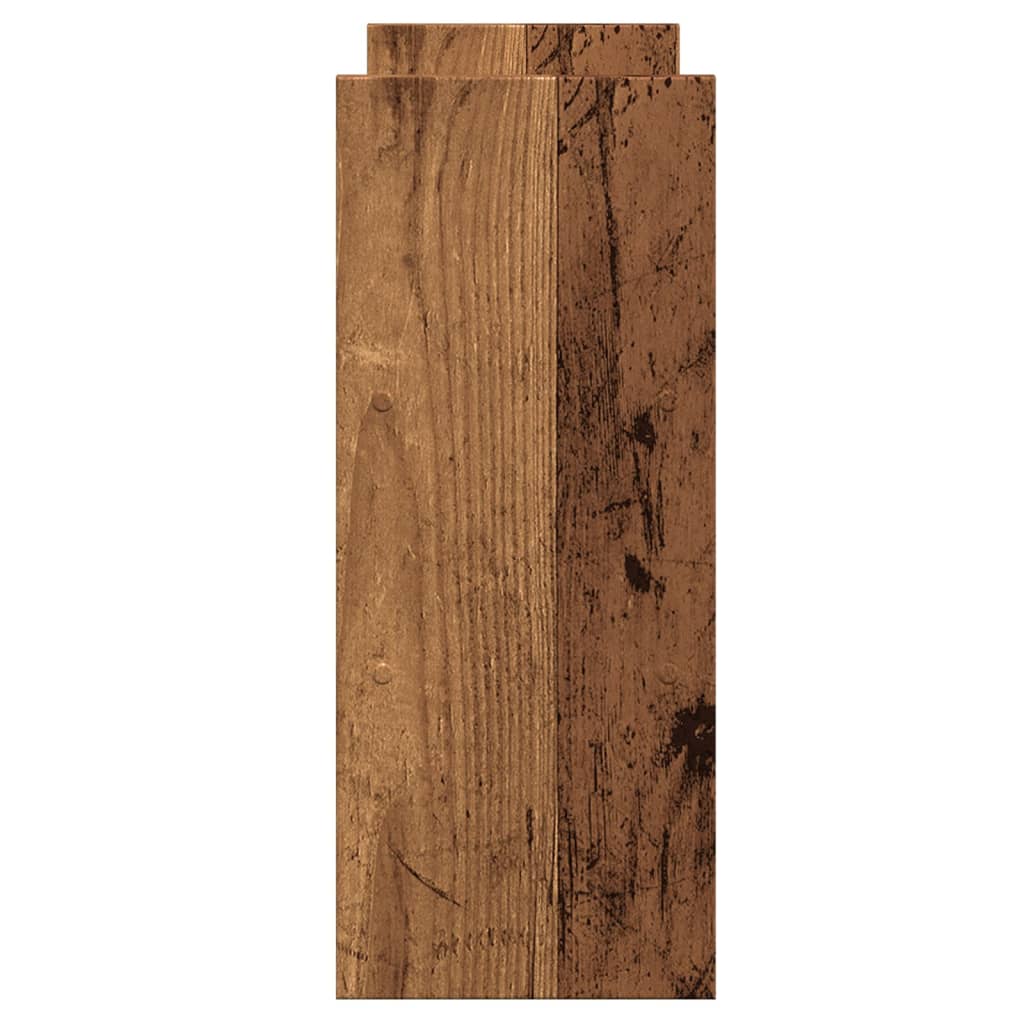Stolní Organizér Nastavitelný Old Wood 40 X 17 X 41 Cm Kompozit