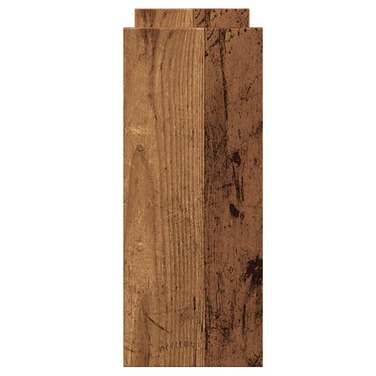 Stolní Organizér Nastavitelný Old Wood 40 X 17 X 41 Cm Kompozit