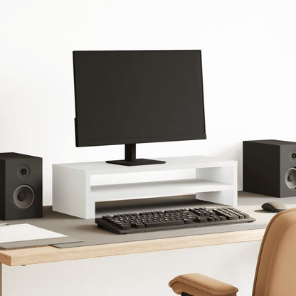 Stojan Na Monitor Betonově Šedý 54X22X15 Cm Kompozitní Dřevo