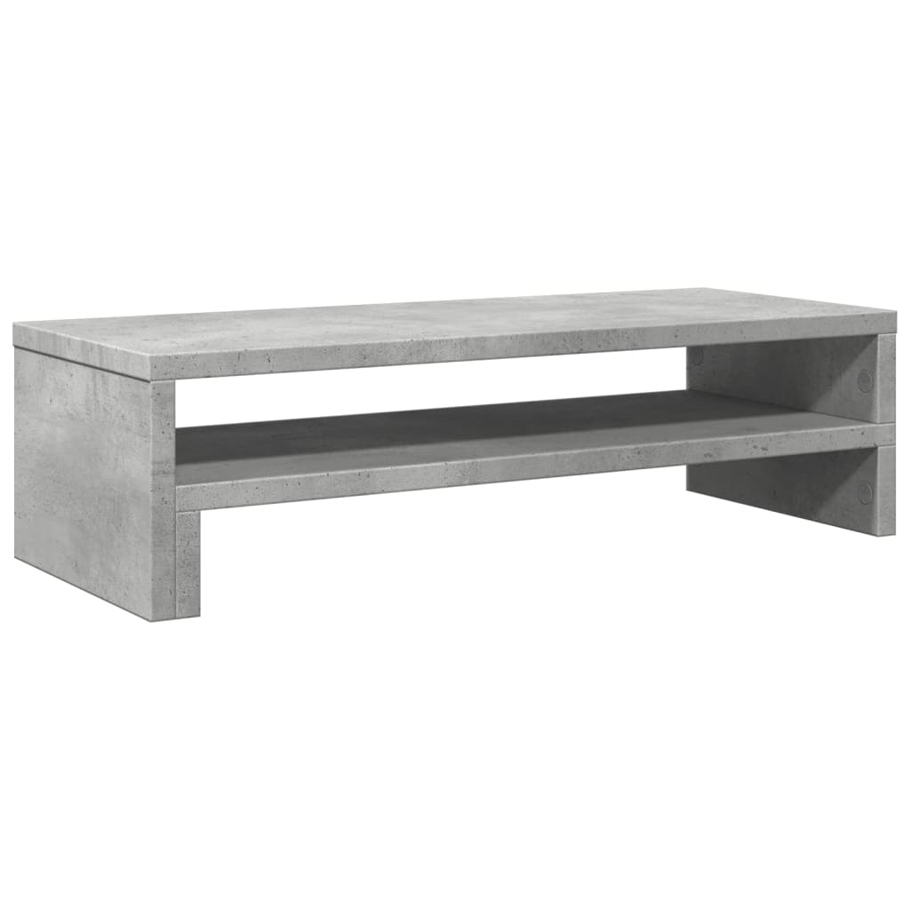 Stojan Na Monitor Betonově Šedý 54X22X15 Cm Kompozitní Dřevo