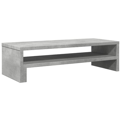Stojan Na Monitor Betonově Šedý 54X22X15 Cm Kompozitní Dřevo
