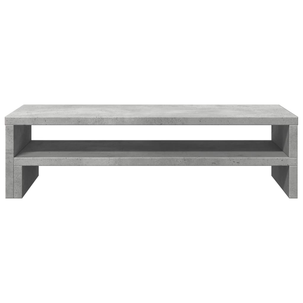 Stojan Na Monitor Betonově Šedý 54X22X15 Cm Kompozitní Dřevo