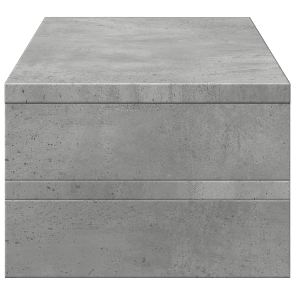 Stojan Na Monitor Betonově Šedý 54X22X15 Cm Kompozitní Dřevo