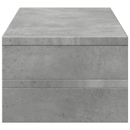Stojan Na Monitor Betonově Šedý 54X22X15 Cm Kompozitní Dřevo