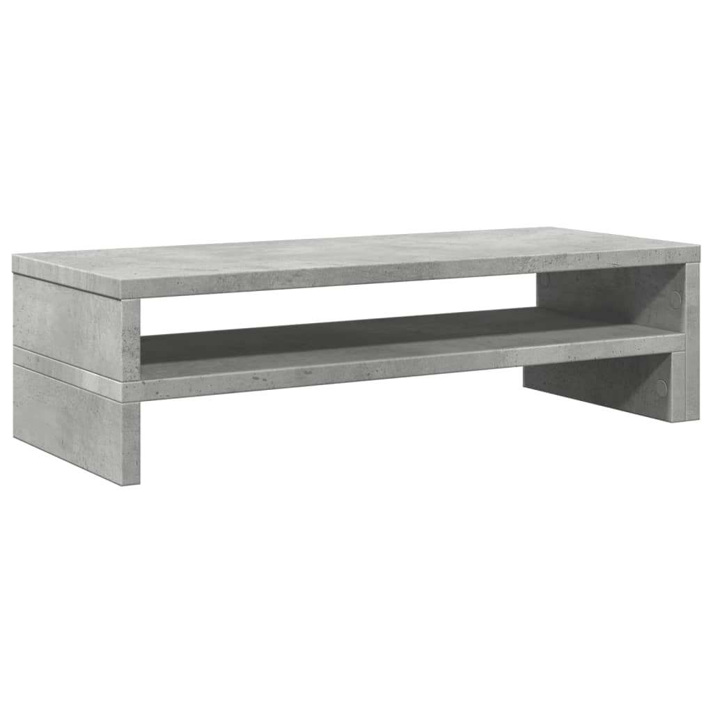 Stojan Na Monitor Betonově Šedý 54X22X15 Cm Kompozitní Dřevo