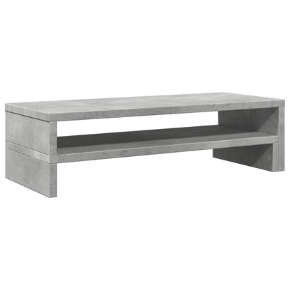 Stojan Na Monitor Betonově Šedý 54X22X15 Cm Kompozitní Dřevo