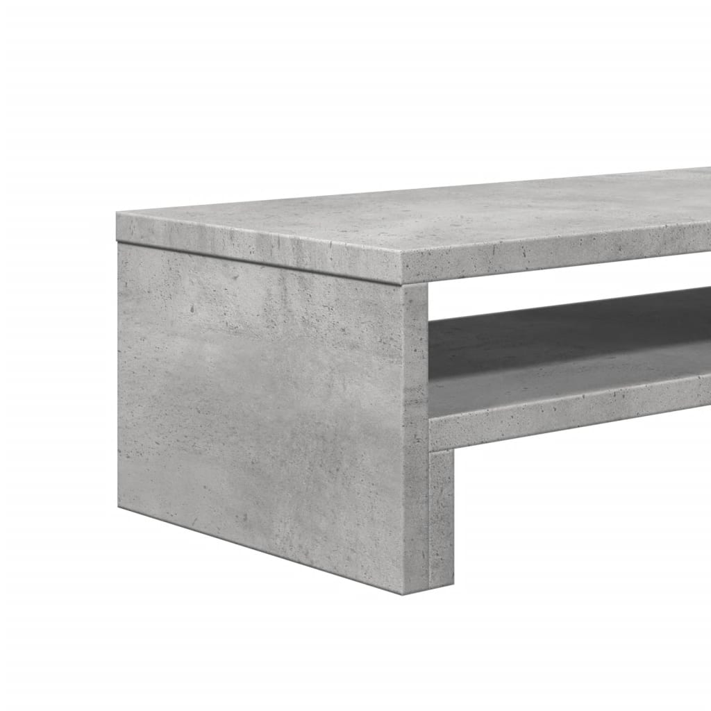 Stojan Na Monitor Betonově Šedý 54X22X15 Cm Kompozitní Dřevo