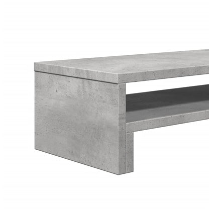 Stojan Na Monitor Betonově Šedý 54X22X15 Cm Kompozitní Dřevo