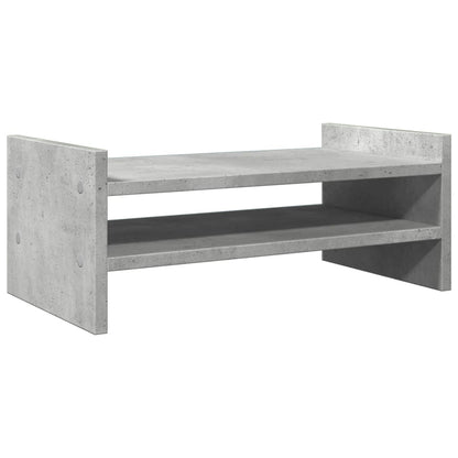 Stojan Na Monitor Betonově Šedý Kompozitní Dřevo