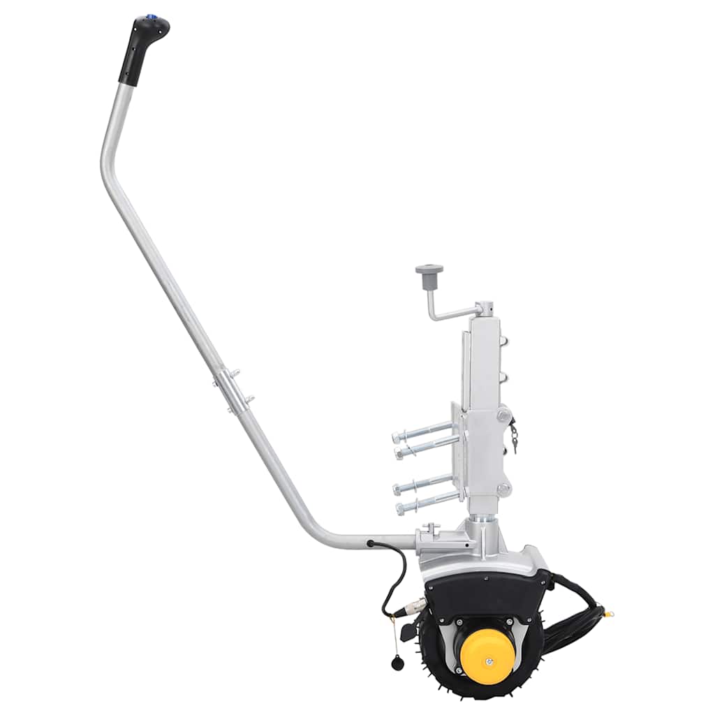 Zvedák Přívěsu S Kolečky 12 V 550 W Hliníkový