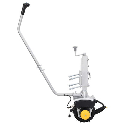 Zvedák Přívěsu S Kolečky 12 V 550 W Hliníkový