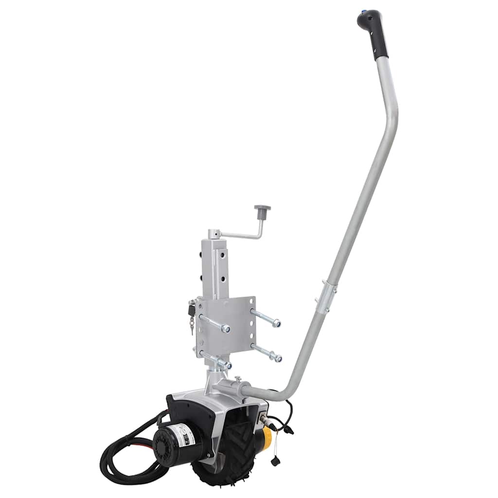 Zvedák Přívěsu S Kolečky 12 V 550 W Hliníkový