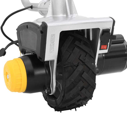 Zvedák Přívěsu S Kolečky 12 V 550 W Hliníkový