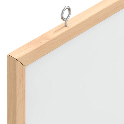 Magnetická Tabule S Masivním Borovicovým Dřevěným Rámem 60X55Cm