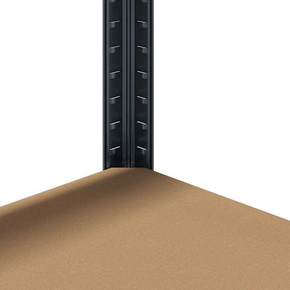 5Patrový Regál Ocel A Kompozitní Dřevo