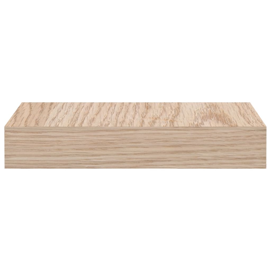 Plovoucí Police 4 Ks 23 X 23,5 X 4 Cm Kompozitní Dřevo