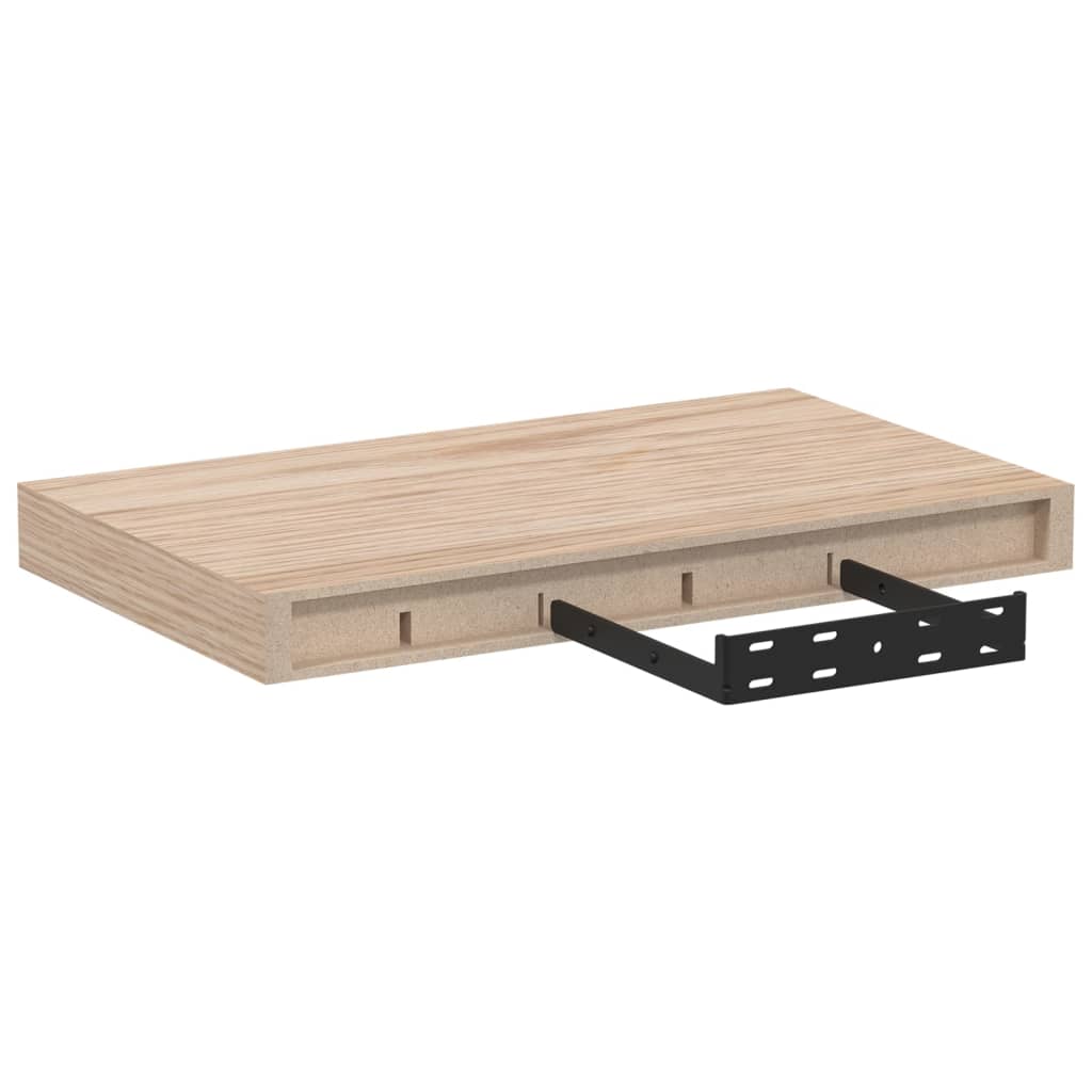Plovoucí Police 2 Ks 40 X 23,5 X 4 Cm Kompozitní Dřevo
