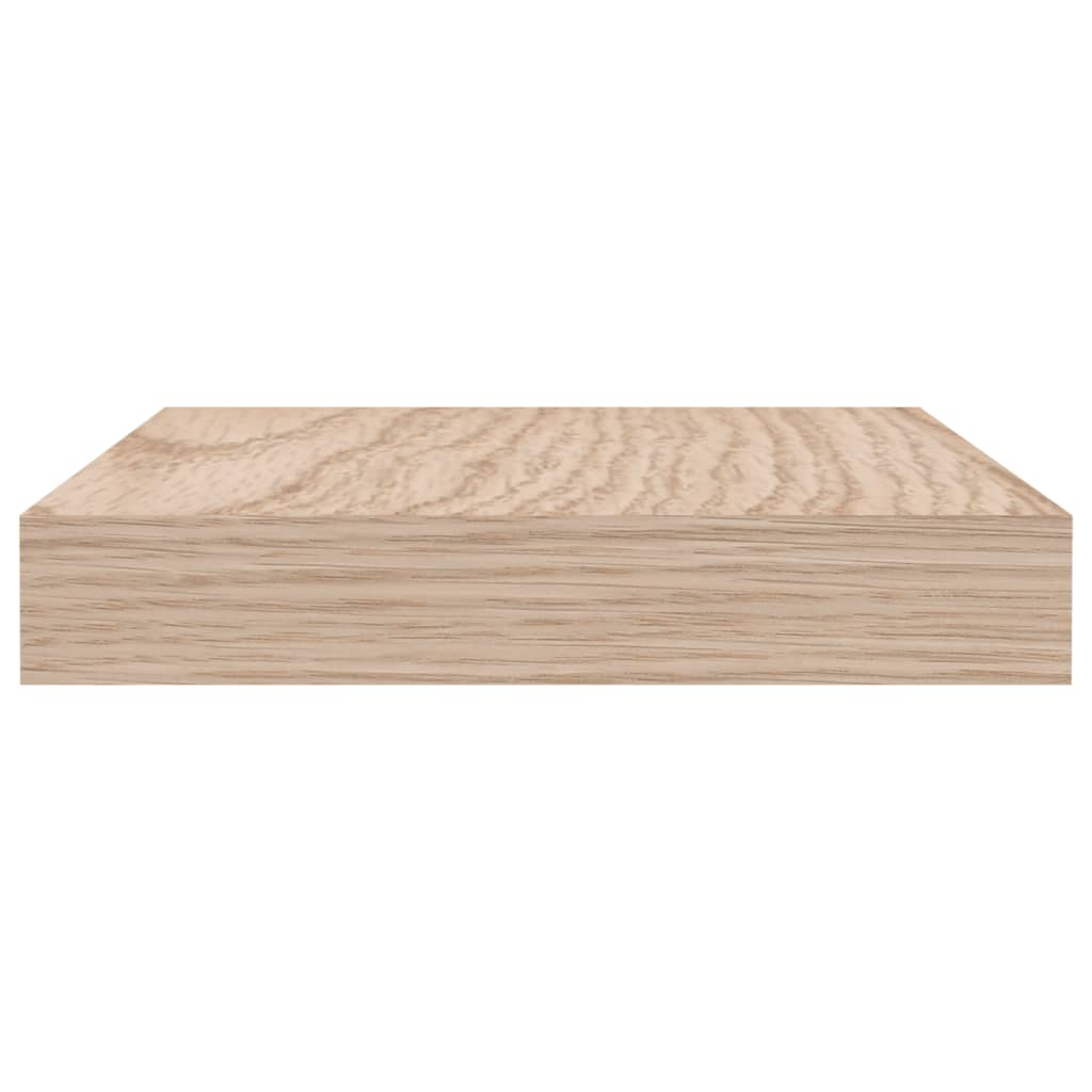 Plovoucí Police 2 Ks 60 X 23,5 X 4 Cm Kompozitní Dřevo