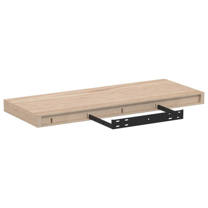 Plovoucí Police 2 Ks 60 X 23,5 X 4 Cm Kompozitní Dřevo