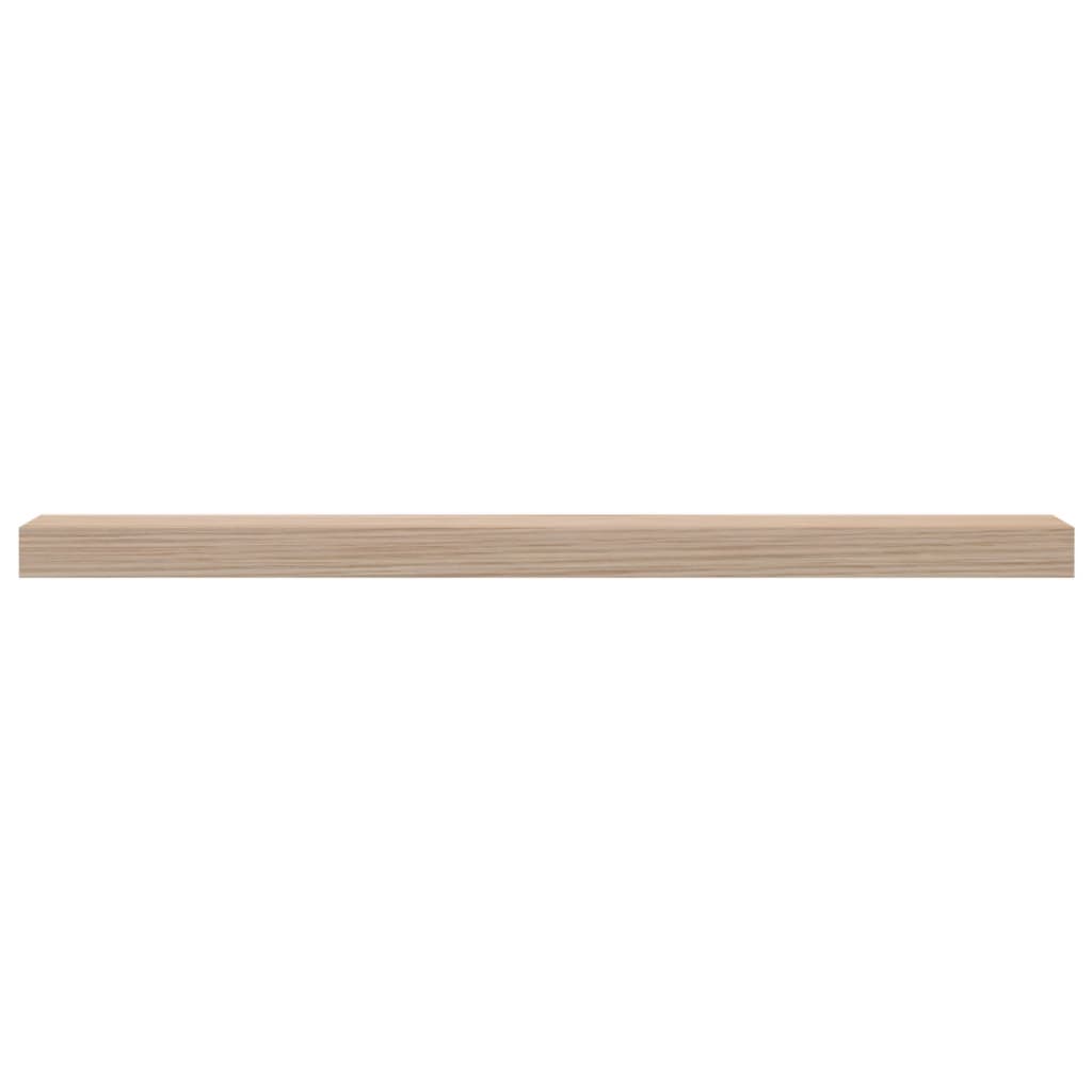 Plovoucí Police 2 Ks 80 X 23,5 X 4 Cm Kompozitní Dřevo