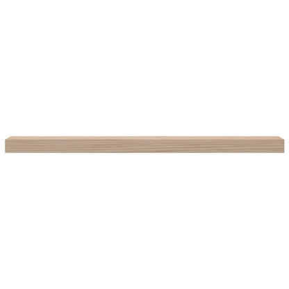Plovoucí Police 2 Ks 80 X 23,5 X 4 Cm Kompozitní Dřevo