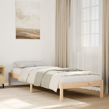 Rám Postele Masivní Dřevo Small Single