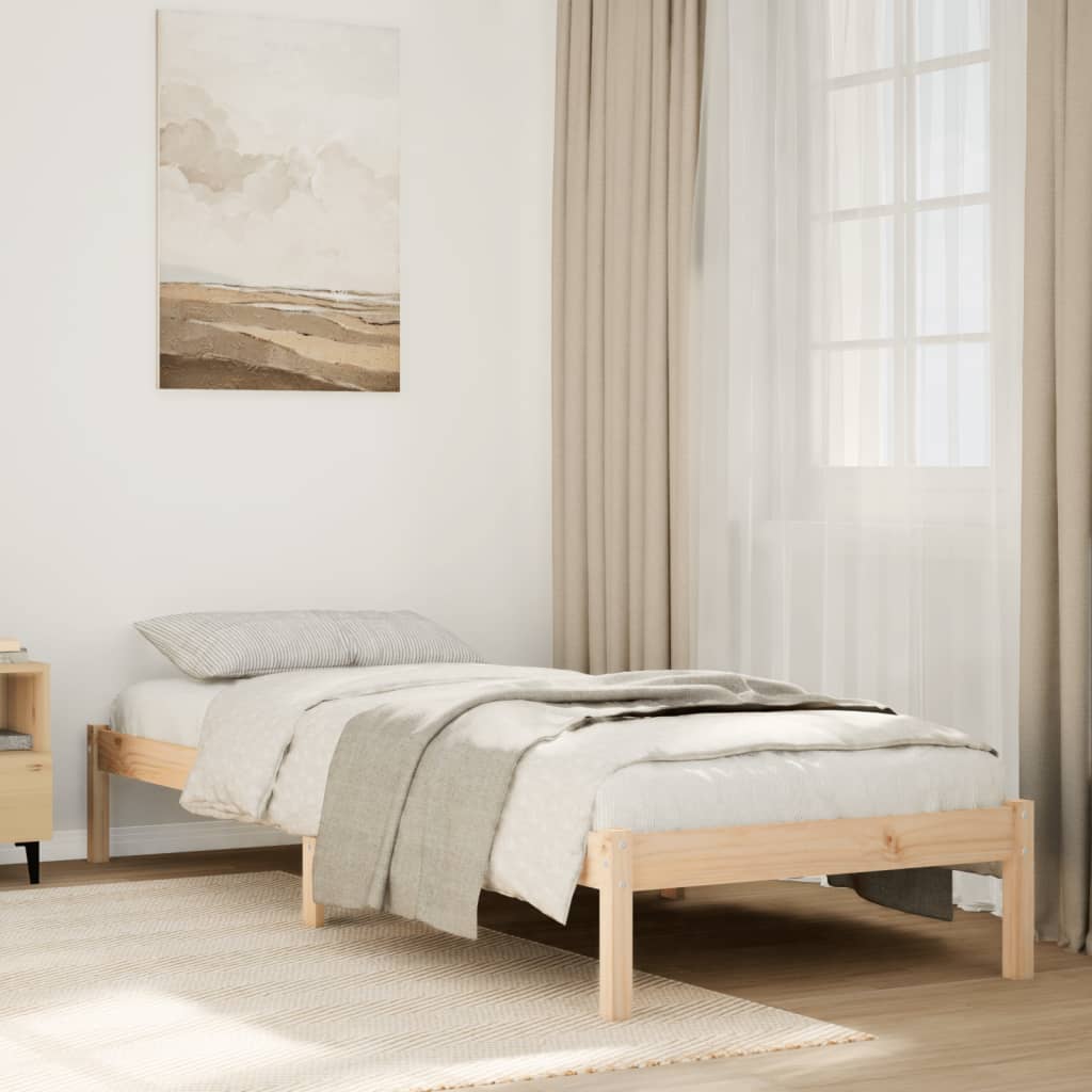Rám Postele Masivní Dřevo Small Single