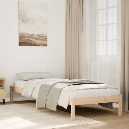 Rám Postele Masivní Dřevo Small Single