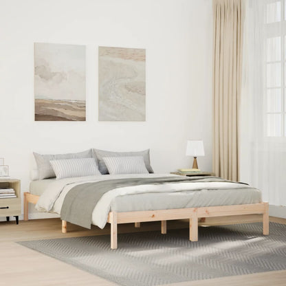 Rám Postele Masivní Dřevo Small Single