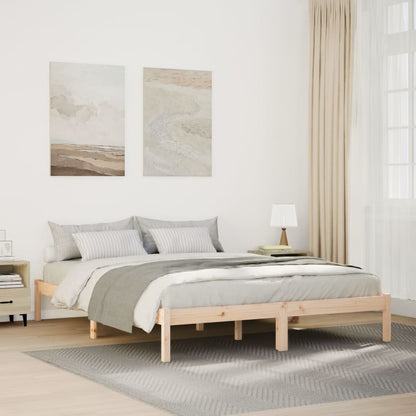 Rám Postele Masivní Dřevo Small Single