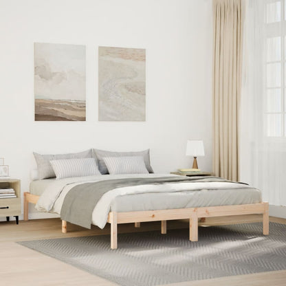 Rám Postele Masivní Dřevo Small Single