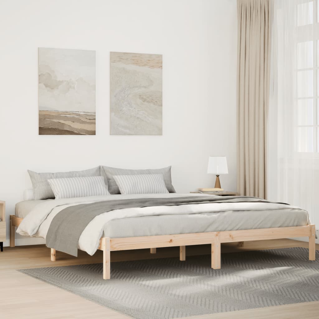 Rám Postele Masivní Dřevo Small Single