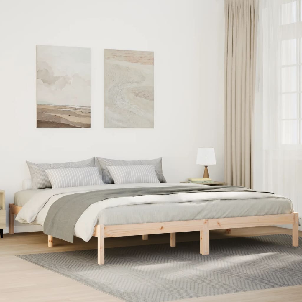Rám Postele Masivní Dřevo Small Single