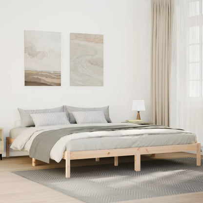 Rám Postele Masivní Dřevo Small Single