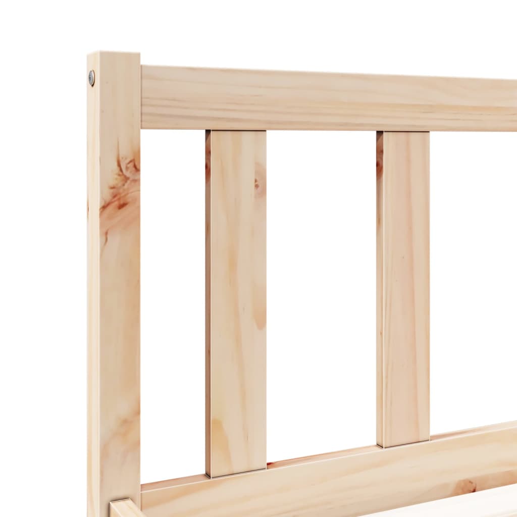 Prodloužený Rám Postele Bez Matrace 90 X 210 Cm Borovice