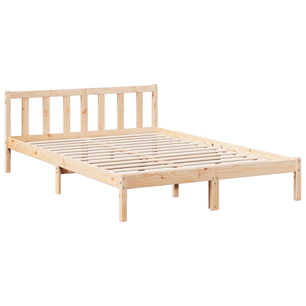 Prodloužený Rám Postele Bez Matrace 160 X 210 Cm Borovice