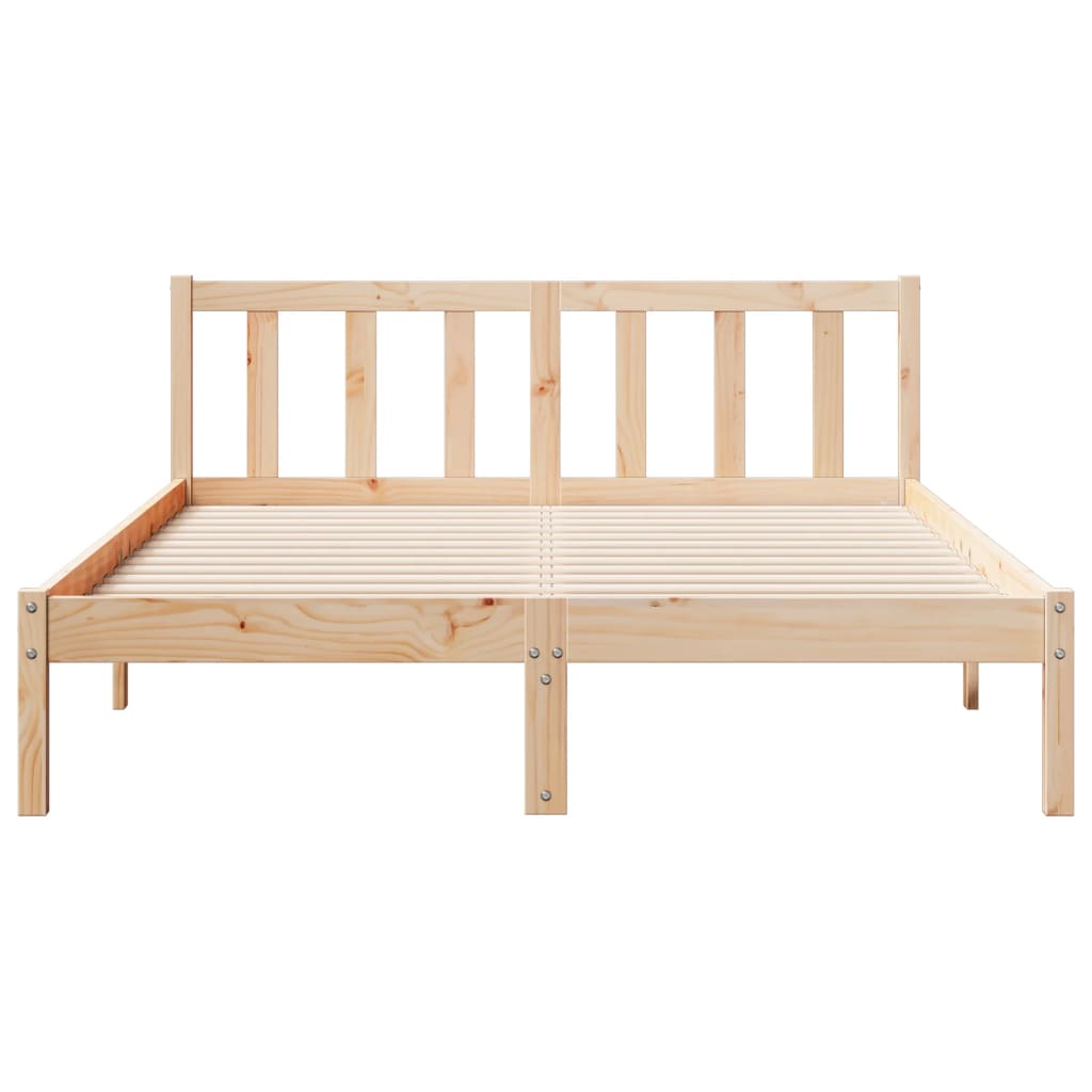 Prodloužený Rám Postele Bez Matrace 160 X 210 Cm Borovice