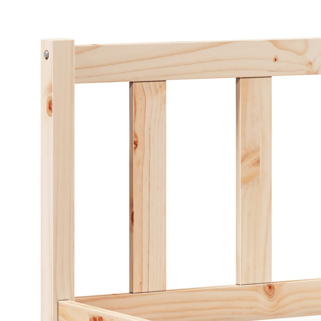 Prodloužený Rám Postele Bez Matrace 200 X 210 Cm Borovice